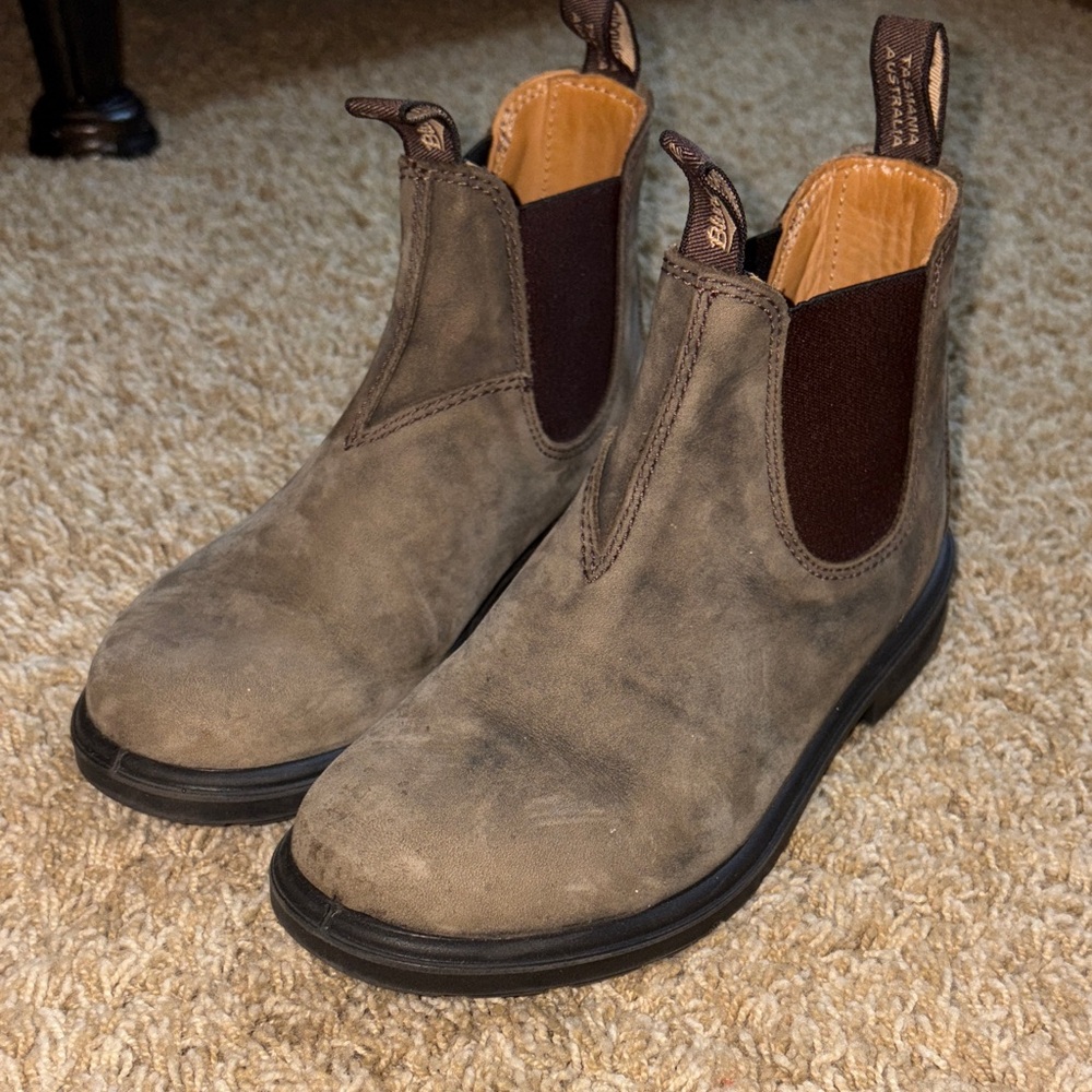Blundstone Stone Leather Ankle Boots